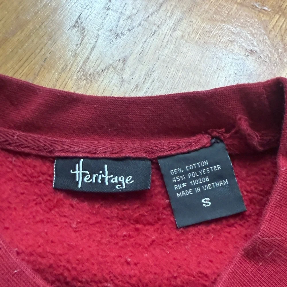 USC Trojan Basics Heritage Tackle Twill Fleece Sweatshirt - Picture 4 of 4